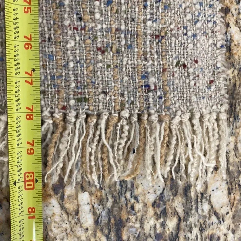 Studio Donegal Handwoven And Handcrafted Pure New Wool Scarf - Picture 5 of 5